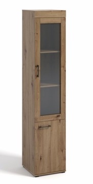 Nowoczesna Witryna 45cm Dąb Artisan Dalia D-7