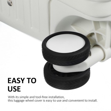 СИЛИКОНОВЫЕ НАКРЫТИЯ НА КОЛЕСА БАГАЖНИКА ДЛЯ ЧЕМОДАНА