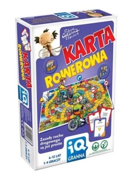 KARTA ROWEROWA GRA IQ GRANNA ZNAKI DROGOWE