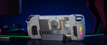 Корпус Steam Deck JSAUX прозрачный PC0106 Вентиляционные отверстия RGB + салфетки