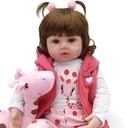 LALKA REBORN BOBAS Dziewczynka jak żywa! 48CM