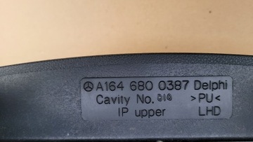 ПОДУШКИ ПРИБОРНОЙ ПАНЕЛИ КОНСОЛИ КОМПЛЕКТ ПОДУШЕК БЕЗОПАСНОСТИ MERCEDES ML164