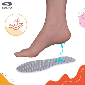 Антибактериальные стельки для обуви 39