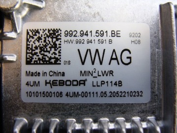 КОНВЕРТЕР СВЕТОДИОДНЫЙ МОДУЛЬ ОРИГИНАЛЬНЫЙ VW 992.941.591.BE НОВЫЙ