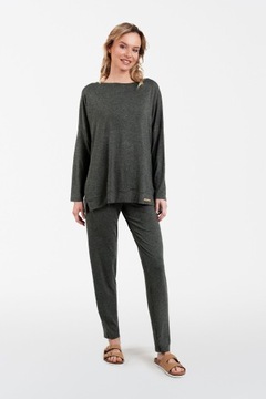 Komplet damski Italian Fashion Akord dł. rękaw Szary r. XXL