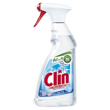 CLIN Anty-Para Płyn do mycia szyb z pompką 500 ml