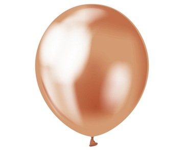 Balony platynowe Miedziane DUŻE 7 szt