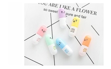 6 шт./компл. мини-хайлайтер Cute Pills