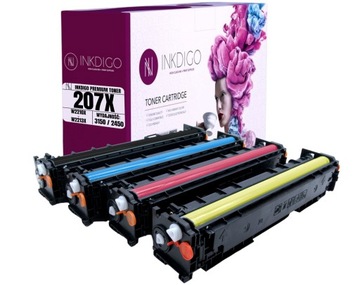 4x Toner do HP Color LASERJET PRO MFP M283fdw 207X