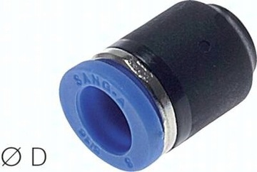 Zaślepka korek wtykowa do przewodu 6 mm