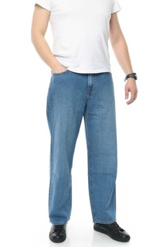 LEE ASHER spodnie męskie luźne proste W32 L32