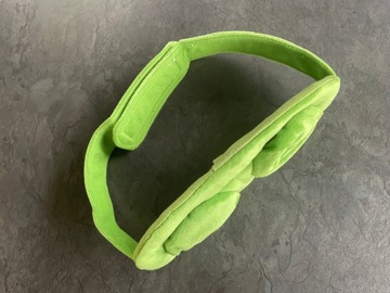 МАСКА ДЛЯ СНА ДЛЯ ГЛАЗ РАССЛАБЛЕНИЕ Плюшевая лягушка ОЛДМАН на липучке