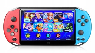 ПОРТАТИВНАЯ ИГРОВАЯ КОНСОЛЬ X12 РЕТРО С МНОГОИГРАМИ 5,1 ДЮЙМА