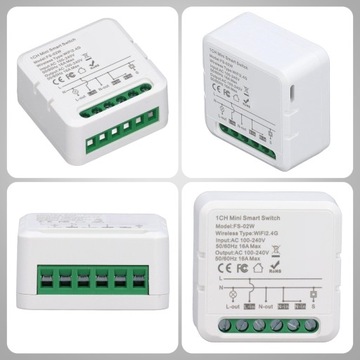STEROWNIK MODUŁ DO OŚWIETLENIA LED DOPUSZKOWY MINI WYMIARY WIFI TUYA 230V
