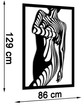 Ажурная картина Настенное украшение Обнаженная Женщина панно