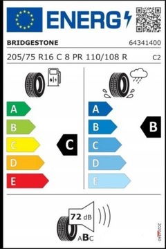 ЛЕТНЯЯ ШИНА BRIDGESTONE DURAVIS 205/75 R16C R660