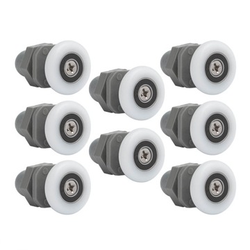KOMPLET ROLEK KÓŁEK MIMOŚRODOWYCH ROLKI DO KABINY NATRYSKOWEJ ZESTAW 25 MM