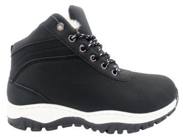 Buty Zimowe Traperki Damskie Ocieplone Trekkingowe