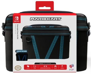 PDP Nintendo SWITCH Walizka + Etui Mario Kart Drift Glow in The Dark