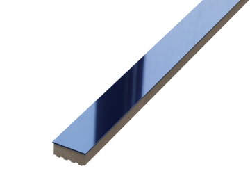 LISTWA METALOWA STEEL BLUE NIEBIESKA POŁYSK 2x60cm