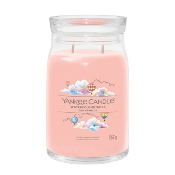 Świeca zapachowa sojowa WATERCOLOUR SKIES Yankee Candle 1 szt.