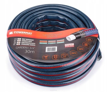 WĄŻ OGRODOWY 4-WARSTWOWY DO PODLEWANIA 22BAR 3/4'' 30M PRODUKT POLSKI