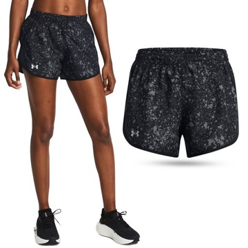 KRÓTKIE SPODENKI DAMSKIE UNDER ARMOUR TERMOAKTYWNE SPORTOWE 1382439-001