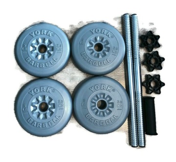 Hantle YORK zestaw 4 x 2,3kg 19cm / re