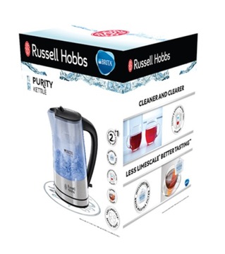 Электрический чайник Russell Hobbs Purity 2200 Вт серебристый/серый