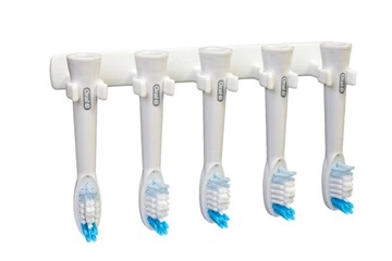 Wieszak uchwyt na 5 końcówek do szczoteczki Oral-B Pulsonic