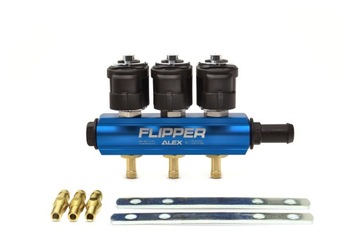 LISTWA WTRYSKOWA FLIPPER 3 CYL. ALEX RAIL-002 LPG