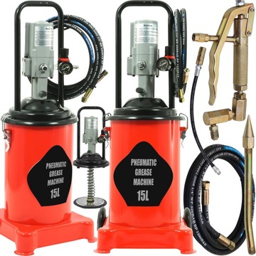 SMAROWNICA TAWOTNICA TOWOTNICA PNEUMATYCZNA 15L AUTOMATYCZNA 8BAR + WĄŻ 4M