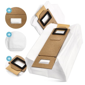 10 мешков для чистки роботов ROBOROCK S7 S7+ и прочных мешков для пыли