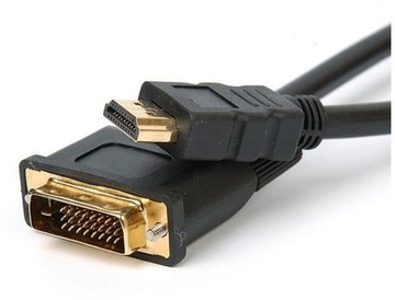 Kabel HDMI DVI 180cm 4K kabel do monitora telewizora HDMI DVI-D MOCNY DŁUGI