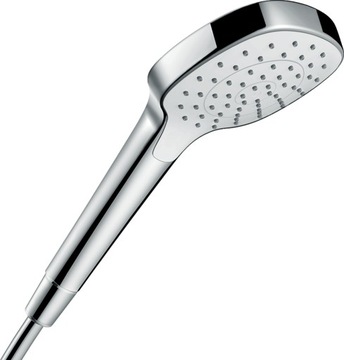 HANSGROHE SŁUCHAWKA PRYSZNICOWA CROMA E 110 1 FUNKCYJNA CHROM BIAŁY