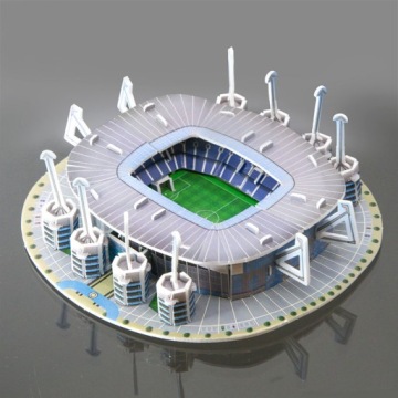 Мини-футбольный стадион - ETIHAD - Manchester City FC - 3D пазл 47 деталей