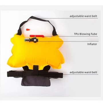 Daiseanuo Life Belt Pack Автоматический надувной спасательный жилет Поясной чехол