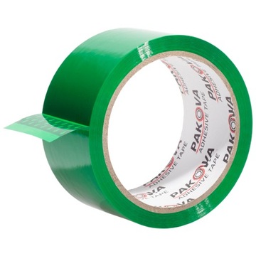 TAŚMA KOLOROWA Pakowa 48/50y Taśma ZIELONA PAKOVA