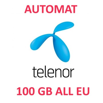 Doładowanie Telenor 100 GB UE Szwecja SE