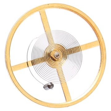 КОЛЕСО БАЛАНСА ЧАСОВ С ВОЛОСОВОЙ ПРУЖИНОЙ