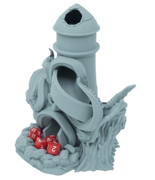 Кракен на маяке Dice Tower - Dice Tower Светло-серый