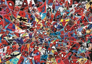 IMPOSSIBLE PUZZLE! 1000 EL SPIDER MAN PAJĄK MARVEL