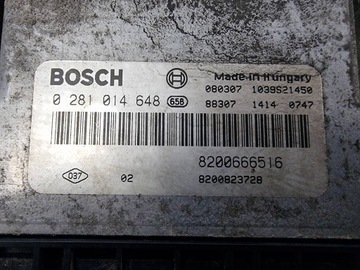 JEDNOTKA MOTORU ECU 0281014648 RENAULT TRAFIC II