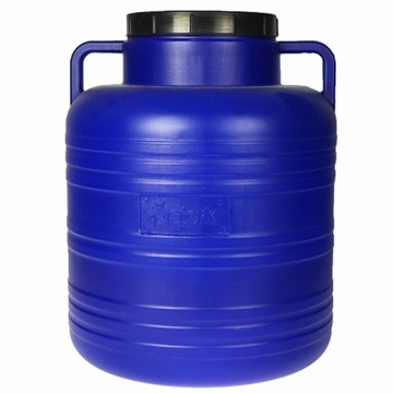 BECZKA 80 L PLASTIKOWA DO ŻYWNOŚCI OGÓRKÓW KAPUSTY ATEST UCHWYTY