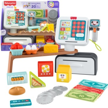 Fisher Price Pokladna Interaktivní Obchod Kupujte A Skenujte Příslušenství