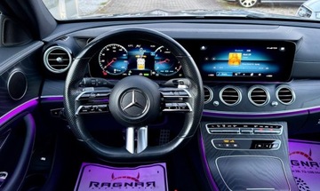 Mercedes Klasa E W213 Kombi Facelifting 2.0 E200 197KM 2020 Mercedes-Benz Klasa E AMG line PANORAMA skory el klapa KAMERA ambiente FUL, zdjęcie 6