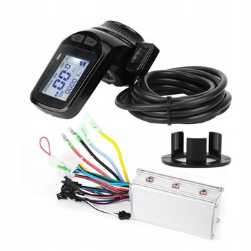 ZESTAW STEROWNIK SILNIKA KONTROLER LCD DO ROWERU ELEKTRYCZNEGO 48V 350W