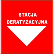 Naklejka STACJA DERATYZACYJNA