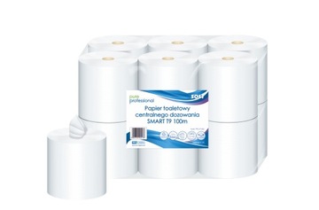 Papier toaletowy SMART T9 2w. 100% celuloza 100m x12 (do TORK SmartOne T9)