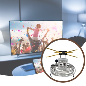 Самая мощная комнатная антенна W1E MUX1238 Standing с высокой степенью защиты